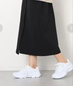 【TIGORA】 レディース 軽量ストレッチラップスカート ブラック M