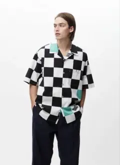 コムデギャルソンシャツ16SS 山景プリント穴開きシャツ S - メルカリ