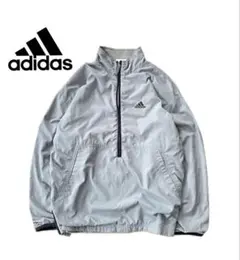 adidas ハーフジップ ナイロンジャケット　アノラック