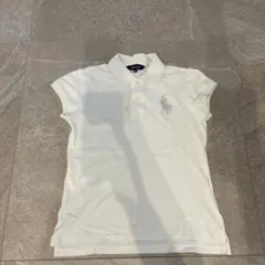 Ralph Lauren ポロシャツ ホワイト 150cm
