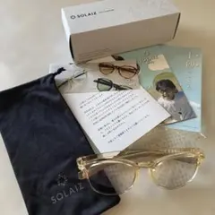 SOLAIZ SLD-001 Lemon / Light Gray サングラス