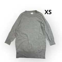 J.CREW ジェイクルー メリノウール100% グレー長袖ニットセーター