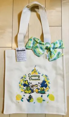 ミッキー ミニー フィガロ レモンデザイン トートバッグ　新品未使用 タグ付き