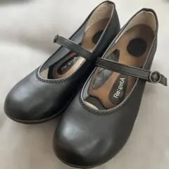【美品 Mサイズ リゲッタ】ブラック フラットシューズ(23.0〜23.5)