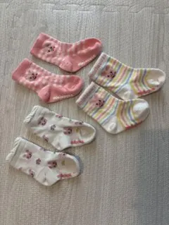 ミキハウス　ベビー　11〜13センチ　靴下　3点セット