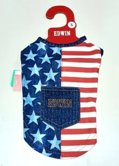 新品未使用☆EDWIN 犬服 ボーダースタータンク　Sサイズのサムネイル