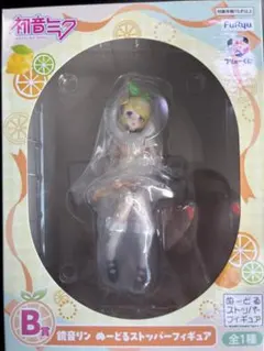 初音ミク FuRyu フリューくじ B賞　鏡音リン ぬーどるストッパーフィギュア