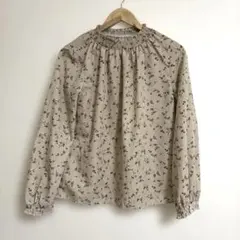 WG 花柄長袖ブラウス サイズ18