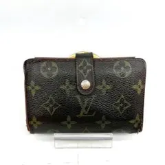 【良品】ルイヴィトン ブラウン 二つ折り財布 コンパクトジップ がま口