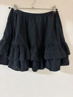 ブラック レース ミニスカート フリルのサムネイル