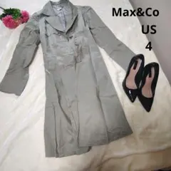 【人気☆Max&Co】薄緑　スプリングコート　アメリカサイズ04 　オシャレ