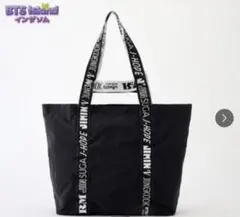 BTS ロゴ入りバッグ　ブラック インザソム　しまむらのサムネイル