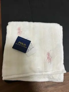 Polo Ralph Lauren ホワイトタオルハンカチ