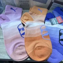 PUMA ストライプソックス 3色セット