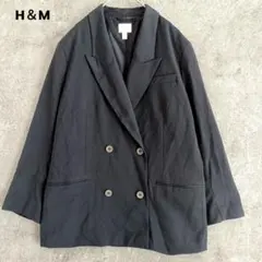 H＆M テーラードジャケット　無地　メンズ　M シンプル