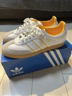 adidas SAMBA OG ホワイト/イエロー スニーカー