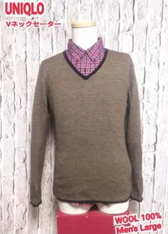 UNIQLO Vネックセーター ユニクロ Vネックセーター メンズ ニット
