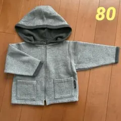 COMME CA ISM パーカー　80 日本製