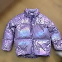 ANNA SUI Mini パープル ダウンコート Lサイズ