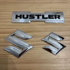 ☆SUZUKI HUSTLER ピンクバイオレットグラデーショエンブレム☆ - メルカリ