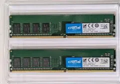 中古品 Crucial DDR4-2666 8GB メモリ4枚セット メルカリ