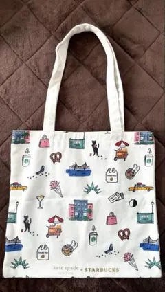スタバ　ケイトスペードコラボ　トートバッグ