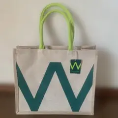 新作 ロンドン WAITROSE & PARTNERS かわいい麻エコバッグ新品のサムネイル