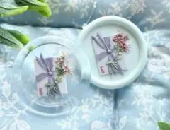 シーリングスタンプ ヘッド 3D 手紙 花を添えて