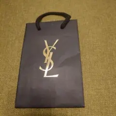 YSL ゴールドロゴ 黒紙袋 小型