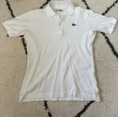 ラコステ Lacoste ホワイト ポロシャツ サイズS