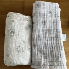 コットン製おくるみ・ブランケット2点セット