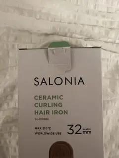 SALONIA セラミックカールヘアアイロン 32mm SL-008BE