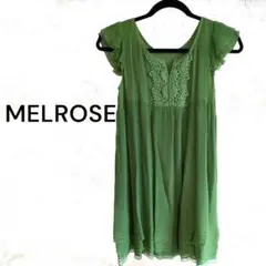 MELROSE シルク100% ブラウス チュニック ワンピース シフォンのサムネイル
