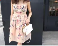 花柄　オーガンジー　ワンピース　chesty