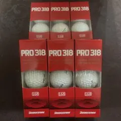 Bridgestone PRO 318 ゴルフボール 6箱　18球