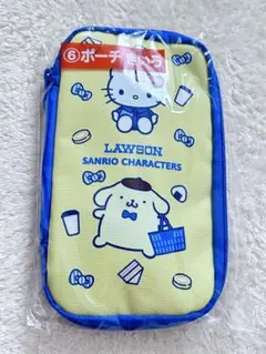 ローソン サンリオくじ ポムポムプリン ポーチ きいろ