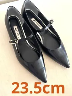 美品 DIANA ダイアナ レザー メリージェーン 23、5cm ブラック