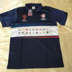 RWC2023 　20Unions　ポロシャツ　UK(M)ネイビー ❗️