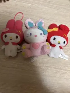 マイメロ キティちゃん 3体セット マック ハッピーセット マスコット