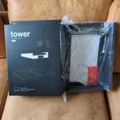 新品未使用)tower！キッチン棚下！ゴミ袋ホルダー！ネジ留めでしっかり固定可能のサムネイル