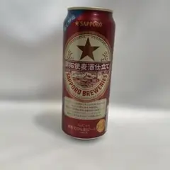 <レア品> 空き缶　誤記ラベル　サッポロ ラガービール 6%缶　ミスプリント