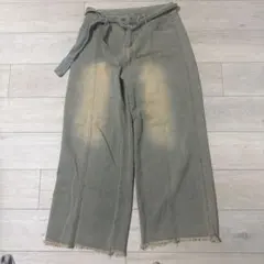 Hype ワイドデニムパンツ