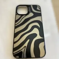 ゼブラ柄 iPhone14用ケース