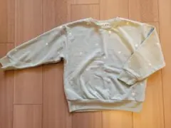 branshes ハート模様トレーナー ミントグリーン 130