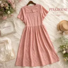 1美品　PINKHOUSE ピンクハウス　ドット　ワンピースのサムネイル