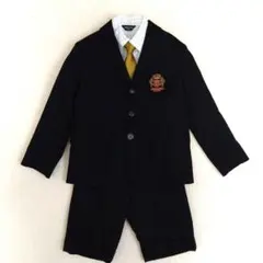 コムサイズム 男の子 セレモニースーツ セットアップ 120cm 黒 ブラック