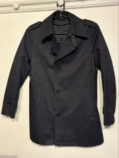 LUCIFERO ダークグレー ダブルブレストコート