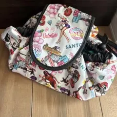 NICOLE LEE ニコルリー 巾着 ポーチ　ホワイト