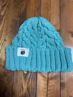 ニット帽 ニットキャップ ブルー