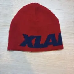 XLARGE ニット帽 レッド ネイビー